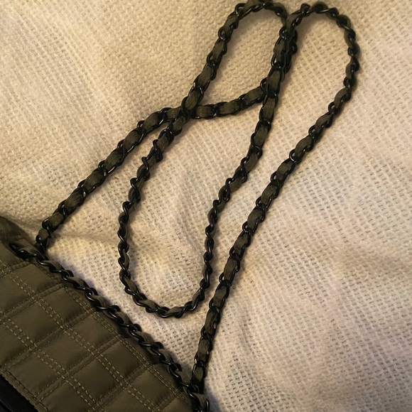 🔥HKWIP Olive Quilted Crossbody Bag. NWOT - Picture 9 of 13